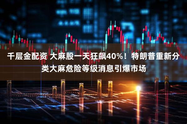 千层金配资 大麻股一天狂飙40%！特朗普重新分类大麻危险等级消息引爆市场