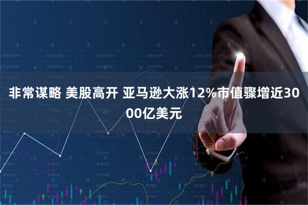 非常谋略 美股高开 亚马逊大涨12%市值骤增近3000亿美元